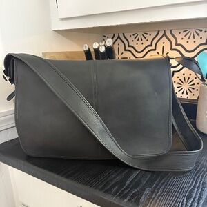 Coach Legacy full flap messenger bag